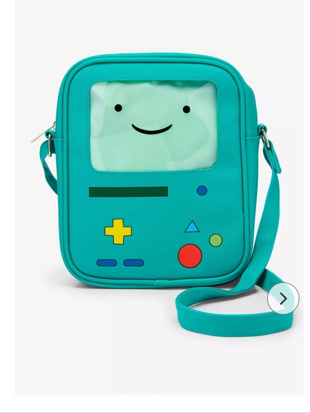 Adventure Time Teal BMO Crossbody Bag